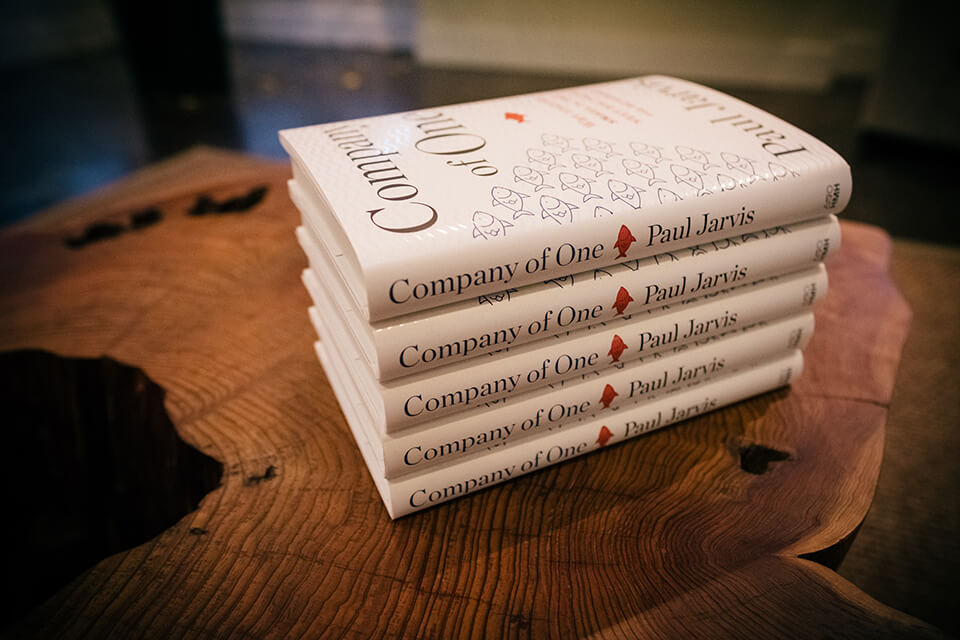 Company of One by Paul Jarvis Top Selling Blogger Book This Year