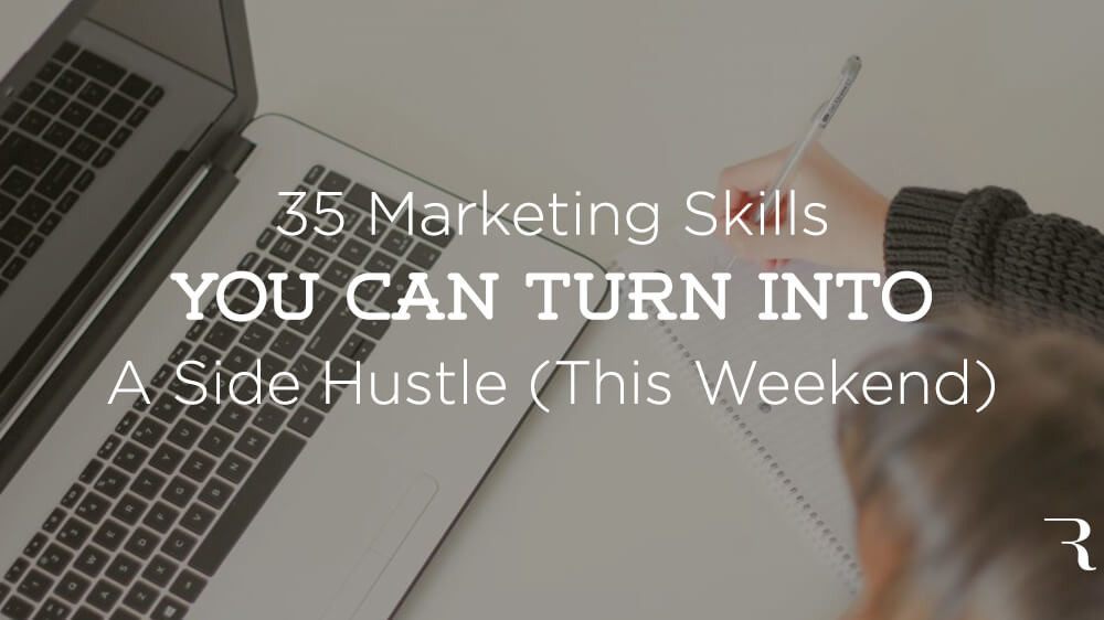 35 Marketing Skills Side Hustle Jake Kurtz Guest Post on ryrob
