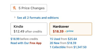 Amazon eBook Pricing Changes