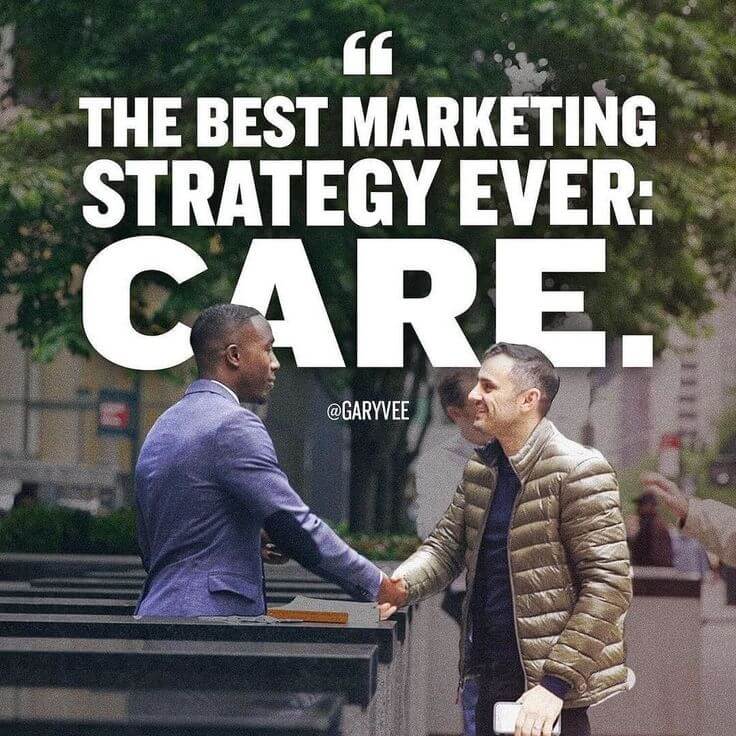 Content Marketing Strategy Gary Vaynerchuk Care About People