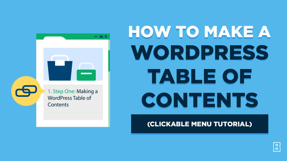How to Make a WordPress Table of Contents Menu (Clickable) with No Plugins Featured Image