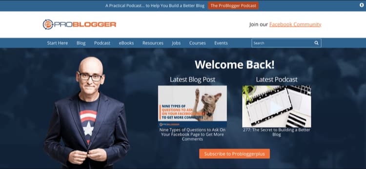 How to Name Your Blog Example ProBlogger