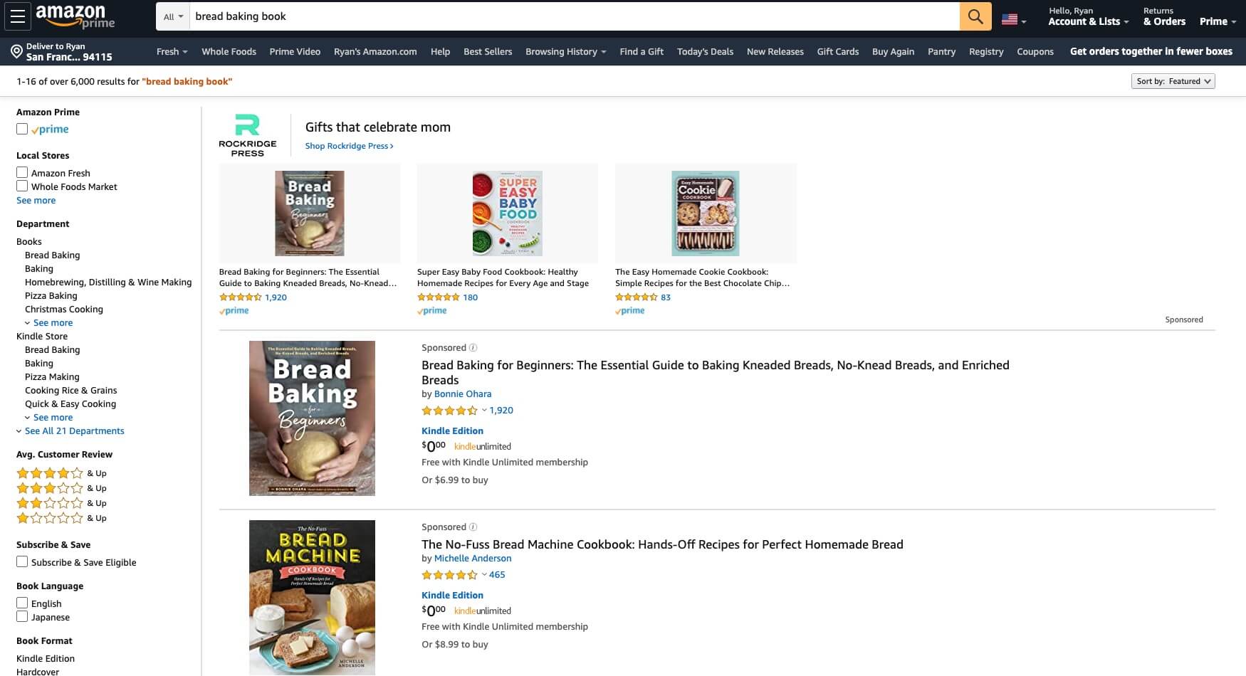 How to Sell an eBook on Amazon (Screenshot of Amazon Sales Page)