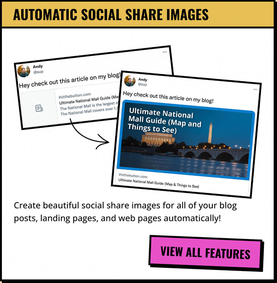 MightyShare WordPress Plugin (Screenshot) Automatic Social Share Images