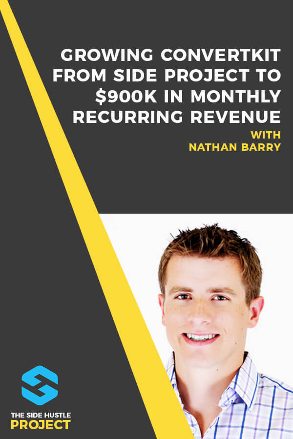 In this episode, we're talking to Nathan Barry, the founder and CEO of ConvertKit, the go-to email marketing platform for professional bloggers. Nathan walks us through his journey from landing his first paying customers for ConvertKit while it was still a side project, all the way up to building a team, reaching $900,000+ in monthly recurring revenue, how they've used partnerships to reach that milestone, and more...