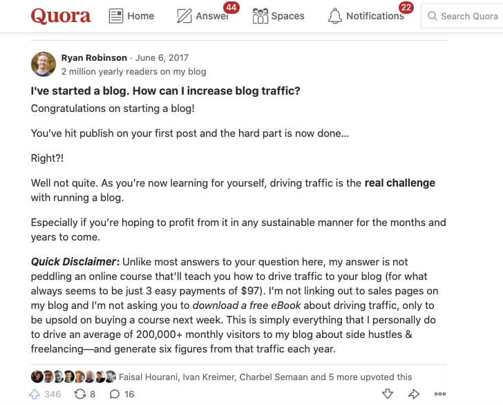 Quora as a Destination to Find Your Target Audience and Answer Their Questions