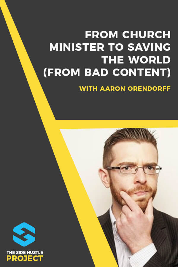 In this episode, we're talking to content marketing master, Aaron Orendorff of IconiContent. We dive into how he got started with freelance writing, his journey from church minister to content marketer, what it's taken for him to land paid writing gigs with companies like Shopify, how he's saving the world from bad content and so much more...