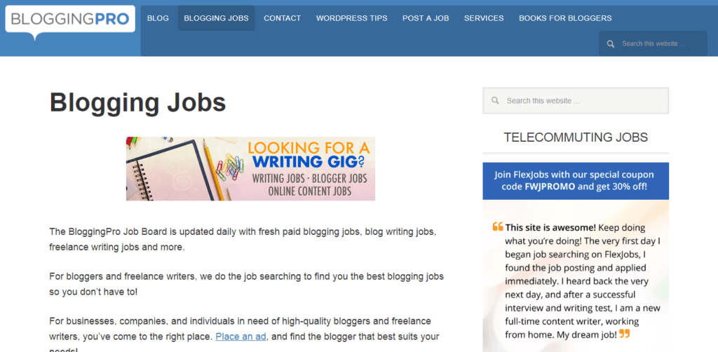 Best Freelance Job Websites Blogging Pro