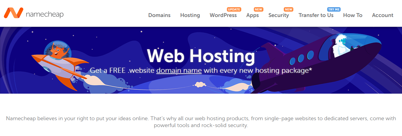 best web hosting plans namecheap 1