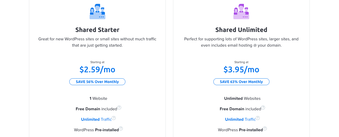 Dreamhost's Best Cheap Hosting Plan Pricing Breakdowns Screenshot