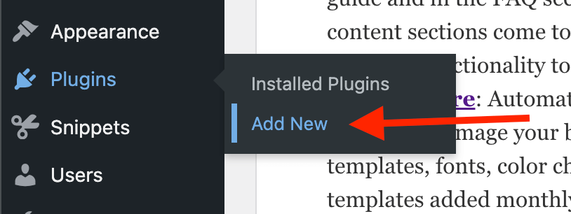 How to Install a WordPress Plugin (Add New Screenshot)