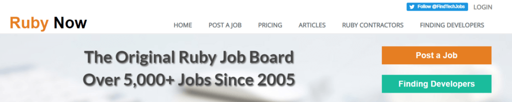 Remote Jobs Websites RubyNow