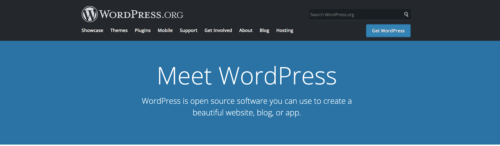 WordPress the Best Free Blogging Site and CMS (Screenshot)