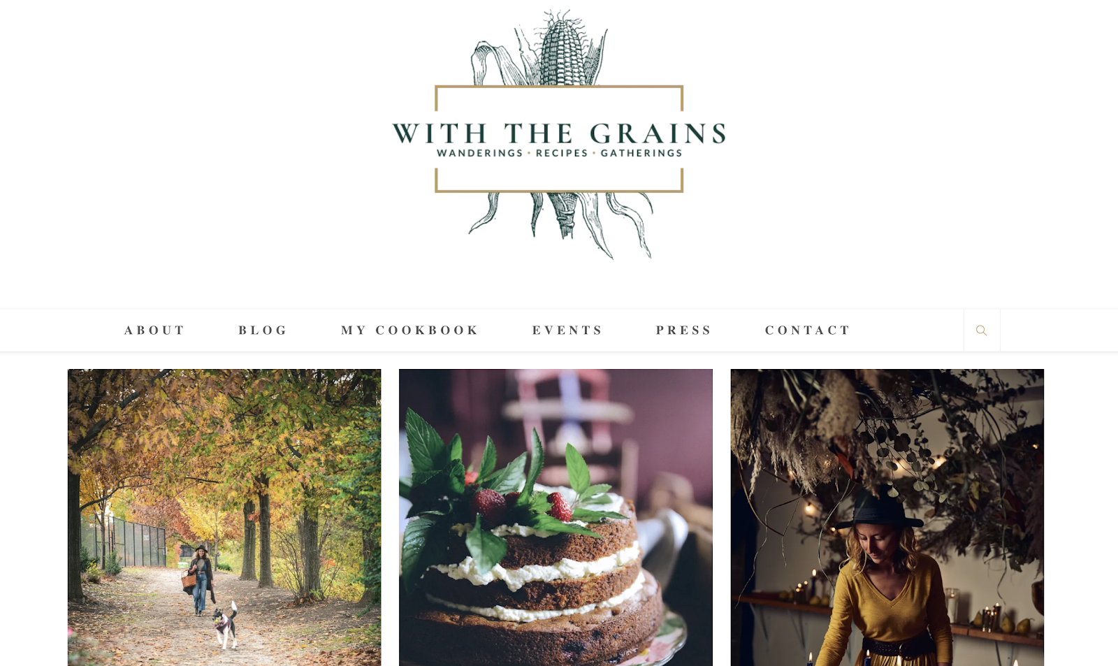 With the Grains Cooking and Recipes Niche Example