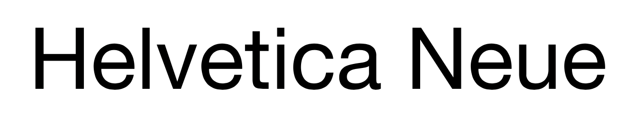 Helvetica Neue Font Screenshot (Good Fonts to Use in Your Blog Design)