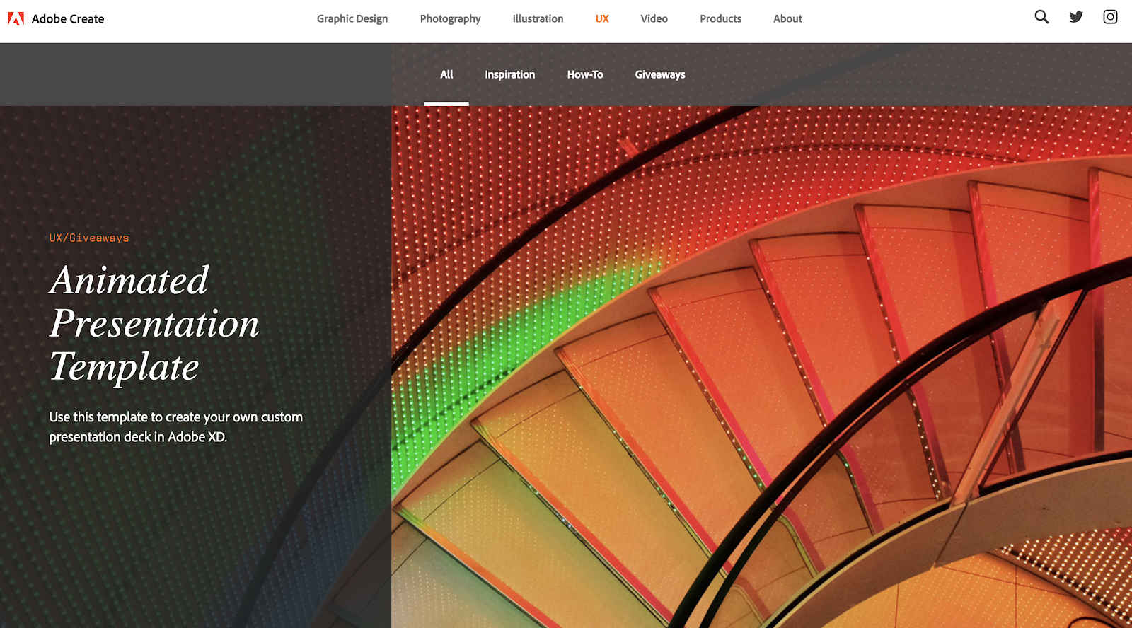 Adobe Create Blog Imagery Examples (Screenshot)