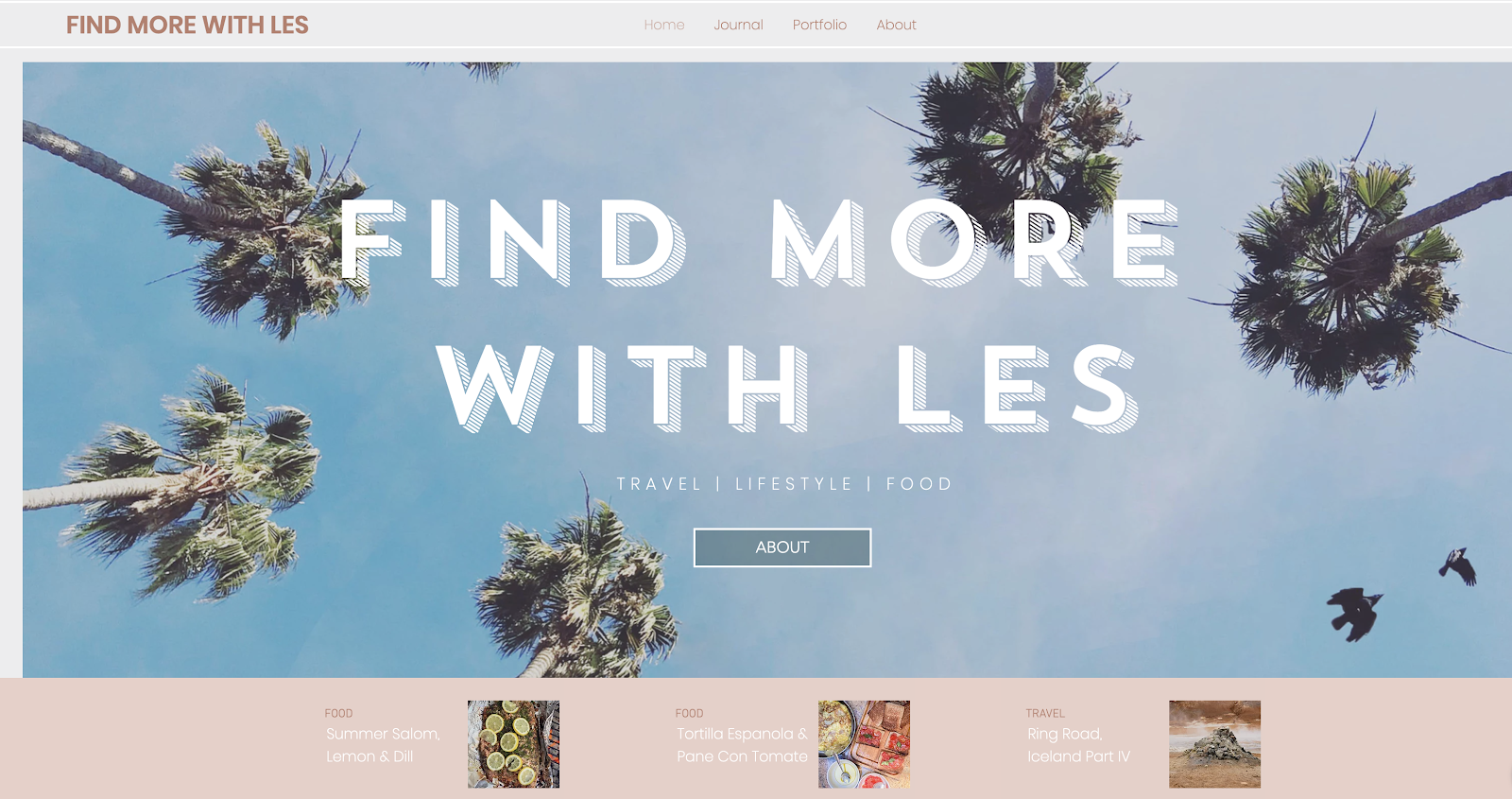 Find More with Les (Wix Blog Example)