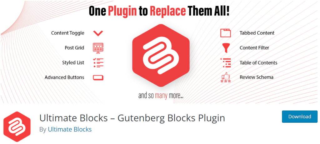 Ultimate Blocks WordPress Plugin (Gutenberg)