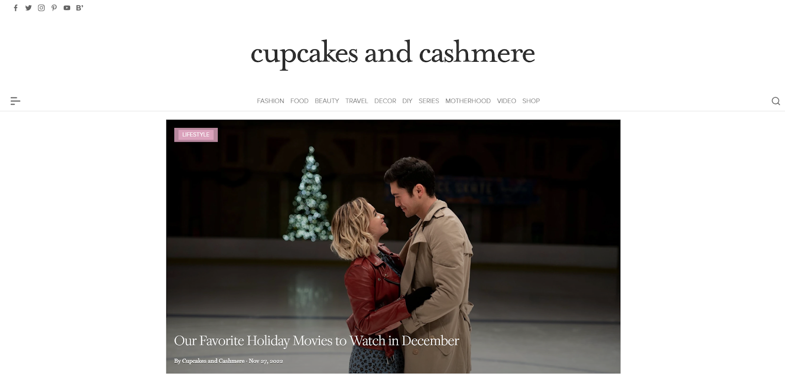 Cupcakes and Cashmere Lifestyle Blogs for Inspiration